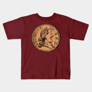 Laughing King George Coin Kids T-Shirt